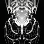 AEGIS | Biomechanical Female Form Op Art | Luxury Multi-Print Wall Art