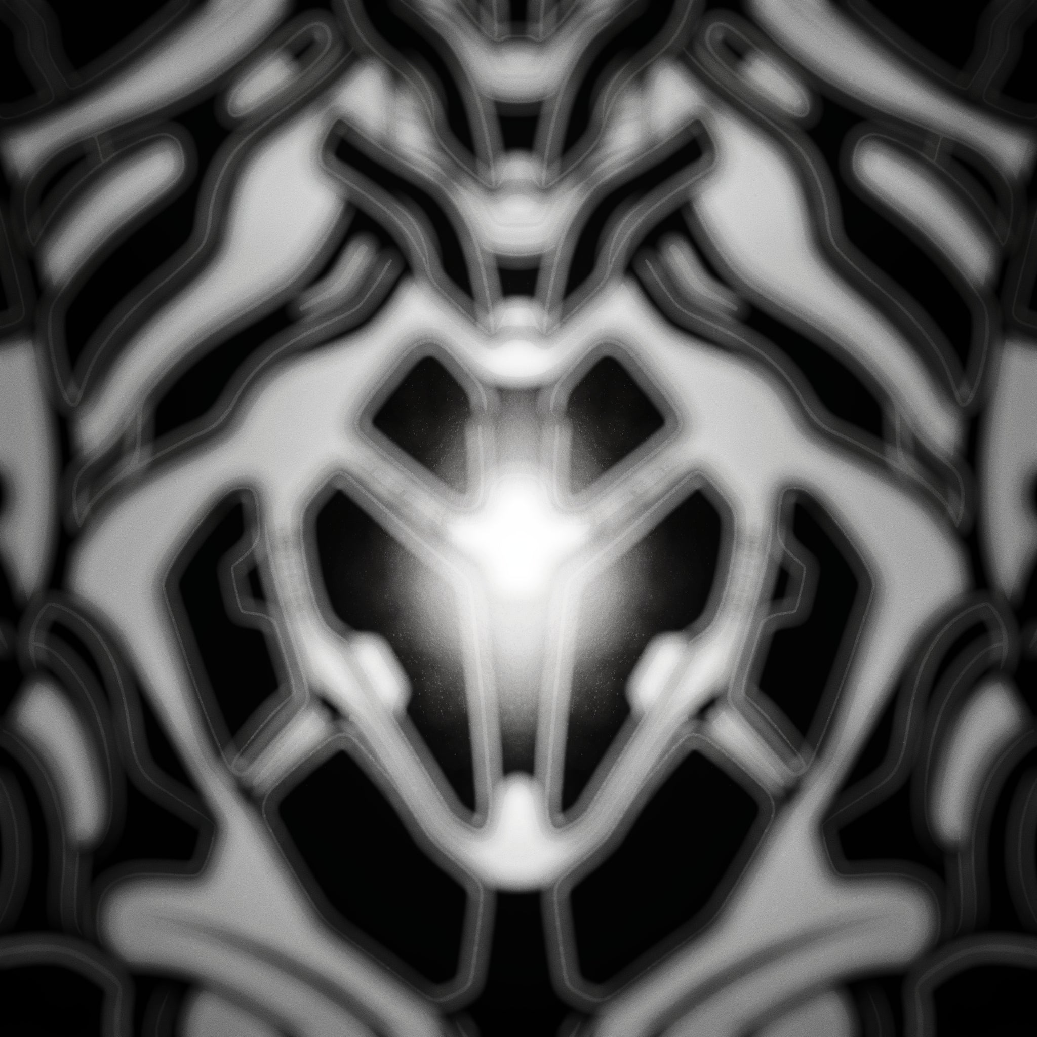 AEGIS | Biomechanical Female Form Op Art | Luxury Multi-Print Wall Art
