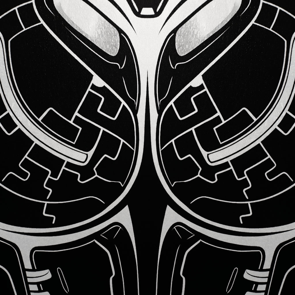 AEGIS | Biomechanical Female Form Op Art | Luxury Multi-Print Wall Art