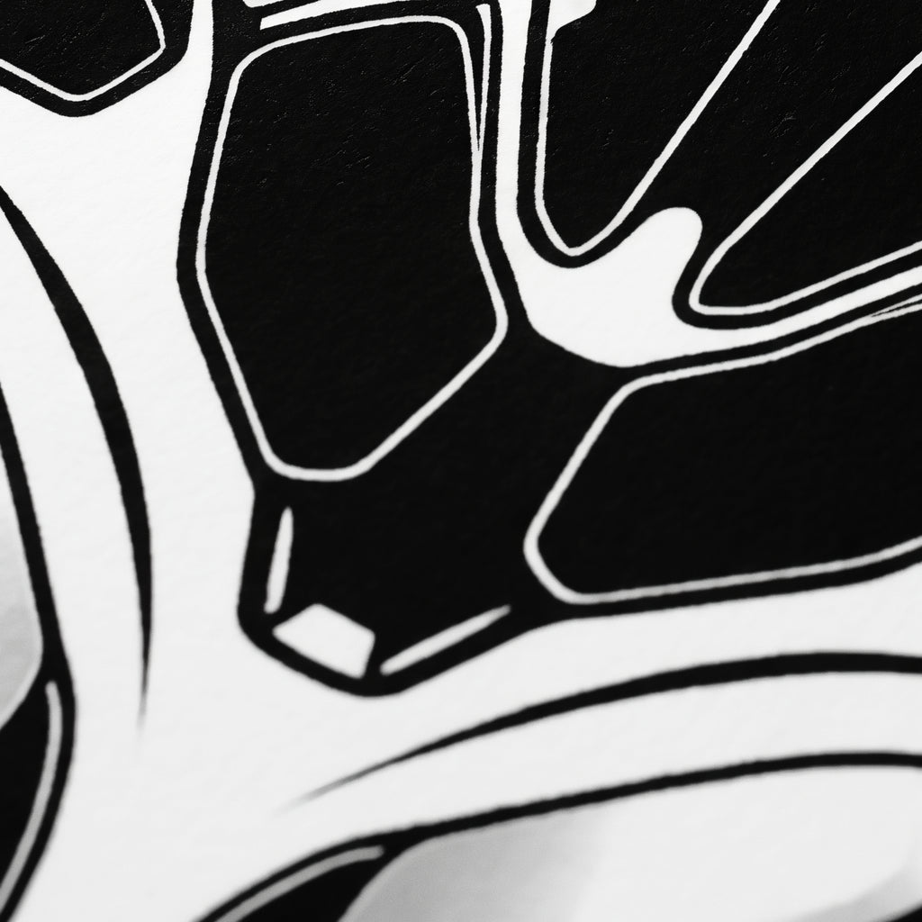 AEGIS | Biomechanical Female Form Op Art | Luxury Multi-Print Wall Art