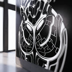 AEGIS | Biomechanical Female Form Op Art | Luxury Multi-Print Wall Art