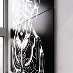 AEGIS | Biomechanical Female Form Op Art | Luxury Multi-Print Wall Art