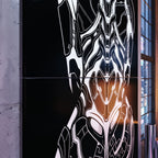 AEGIS | Biomechanical Female Form Op Art | Luxury Multi-Print Wall Art