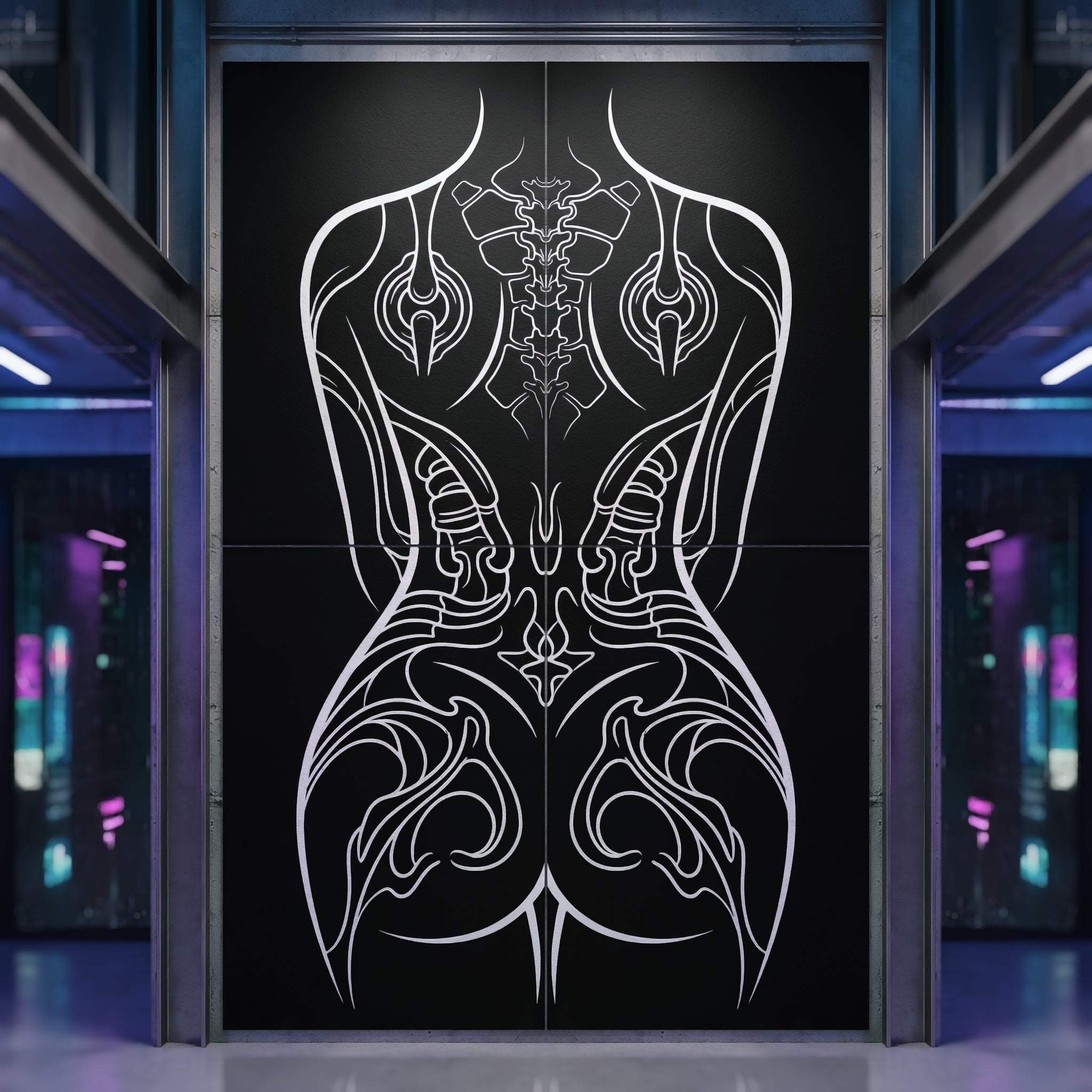 ANIMA | Gothic Minimalist Female Form | Multi-Print Luxury Wall Art