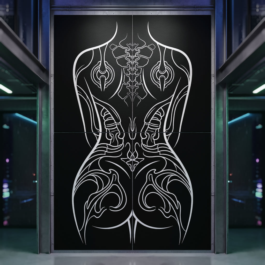 ANIMA | Gothic Minimalist Female Form | Multi-Print Luxury Wall Art