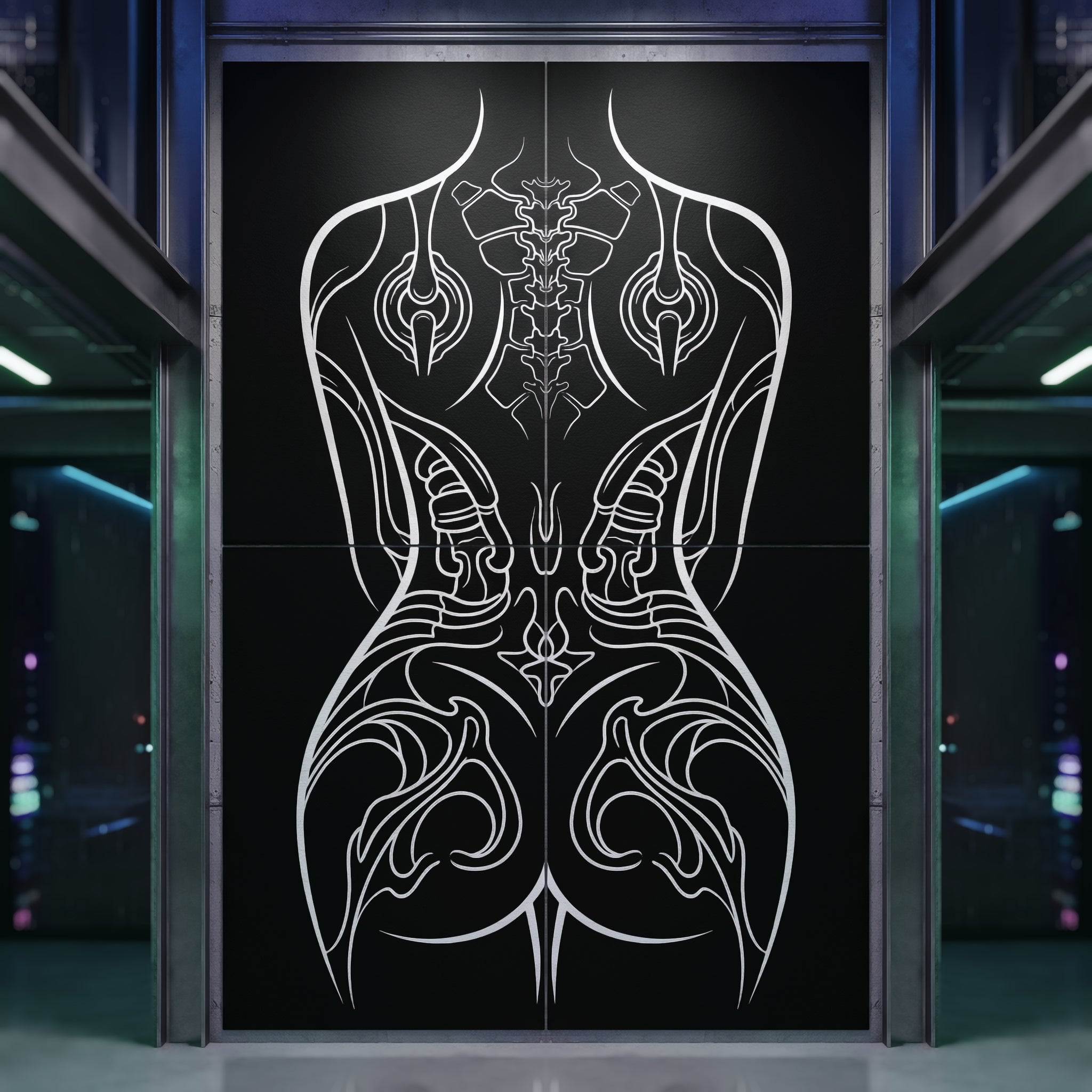 ANIMA | Gothic Minimalist Female Form | Multi-Print Luxury Wall Art