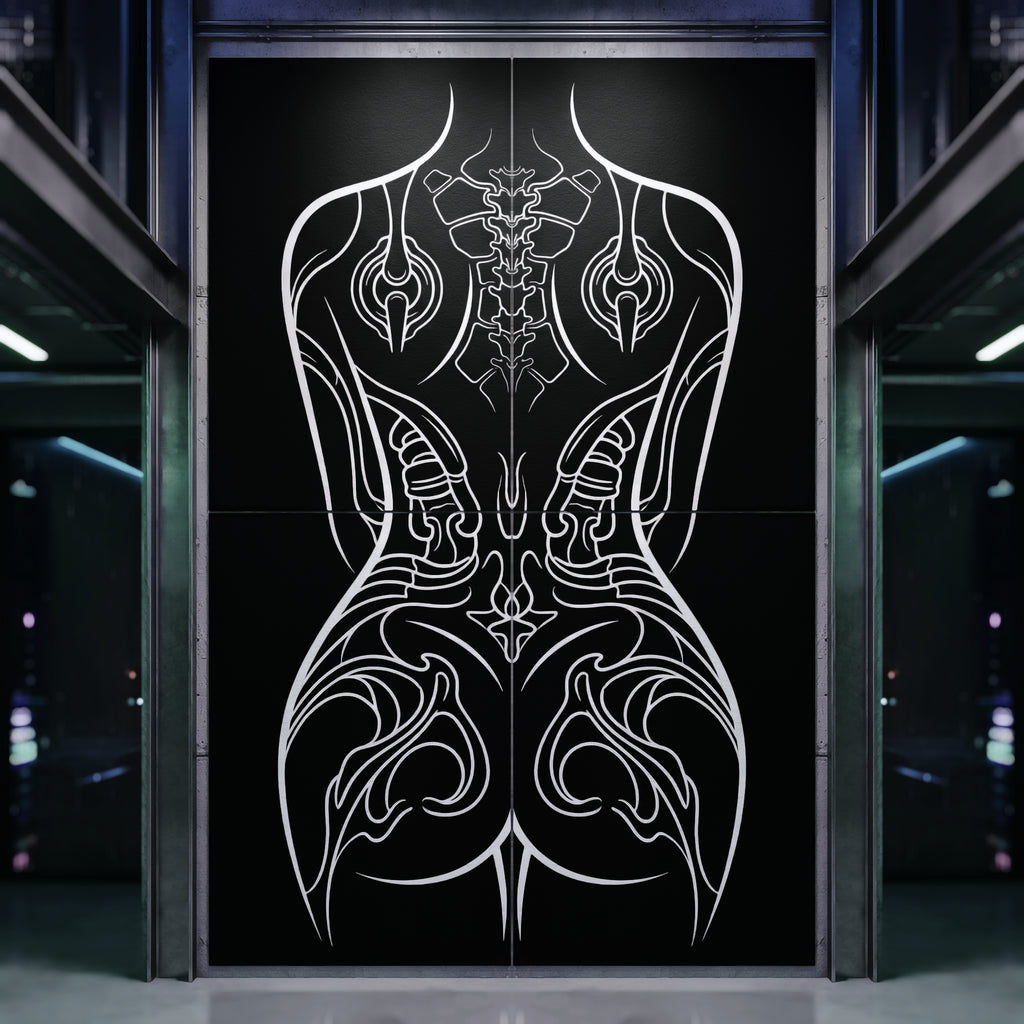 ANIMA | Gothic Minimalist Female Form | Multi-Print Luxury Wall Art