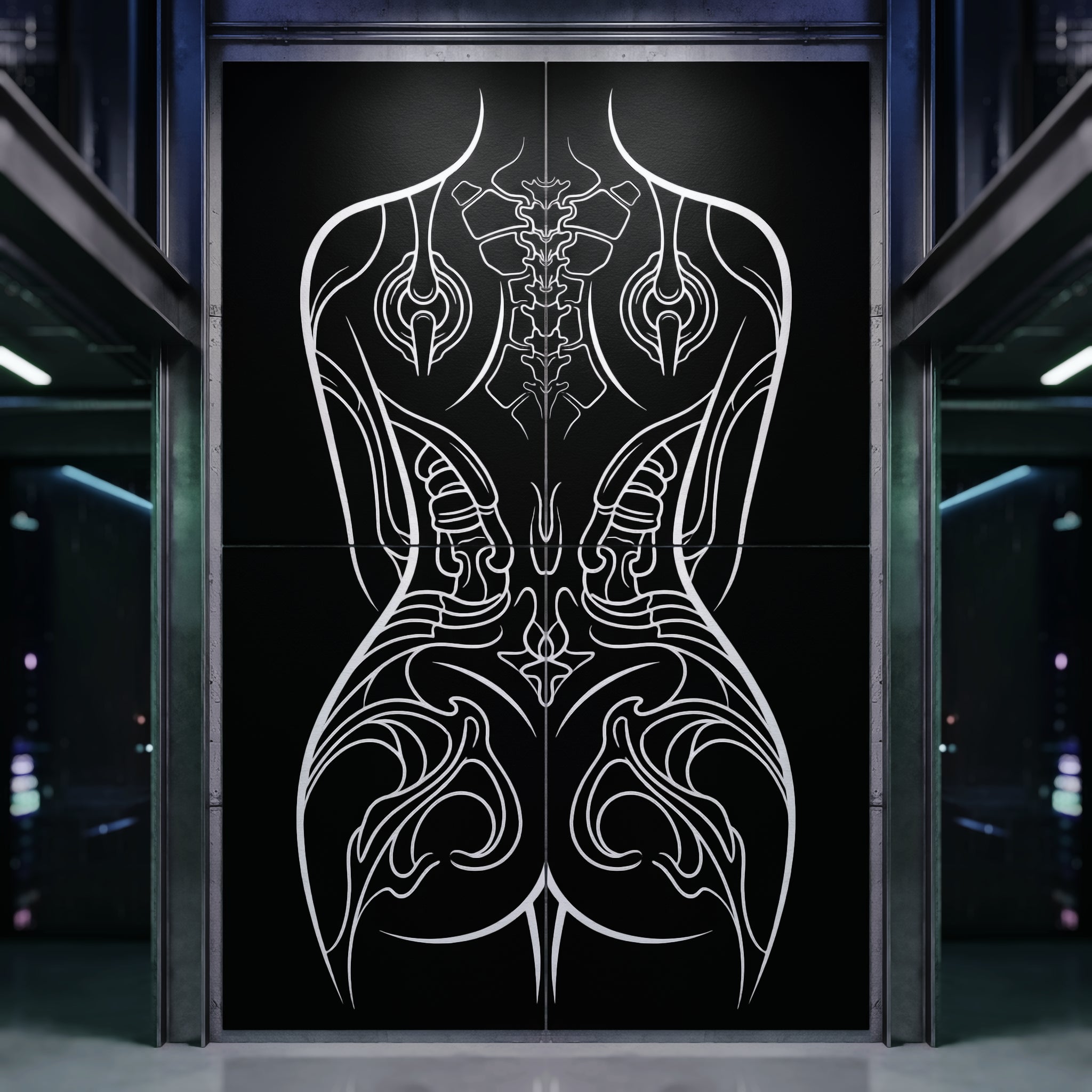 ANIMA | Gothic Minimalist Female Form | Multi-Print Luxury Wall Art