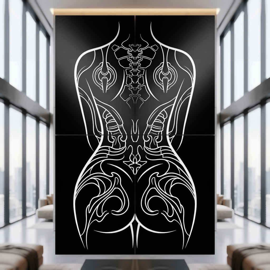 ANIMA | Gothic Minimalist Female Form | Multi-Print Luxury Wall Art