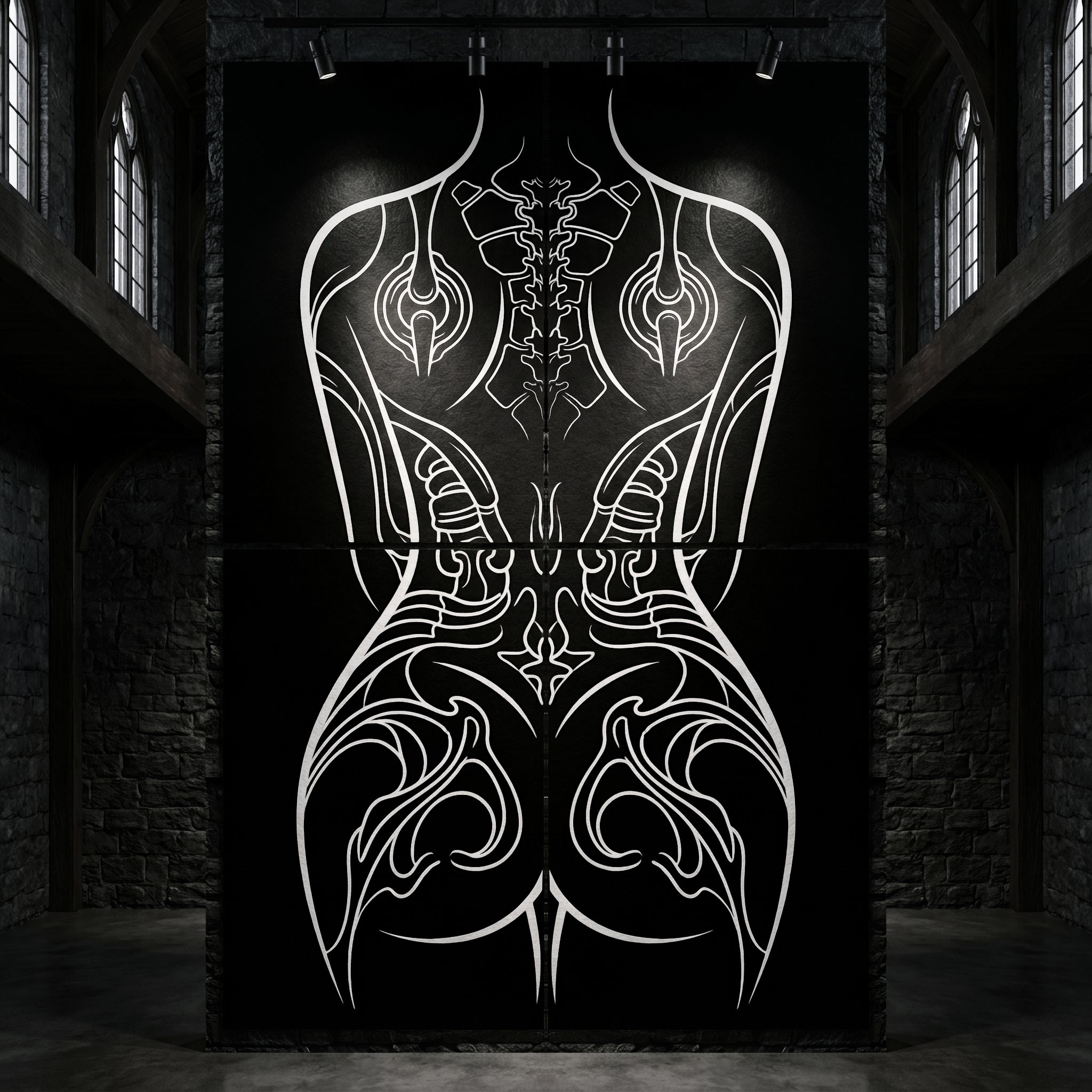 ANIMA | Gothic Minimalist Female Form | 8K - 32K