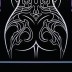 ANIMA | Gothic Minimalist Abstract Body Art Print | B&W Wall Art Luxury Decor