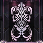 ARMATA | Biomechanical Female Exoskeleton Op Art | Sci-Fi Multi-Print Luxury Wall Art | 1-Of-1