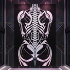 ARMATA | Biomechanical Female Exoskeleton Op Art | Sci-Fi Multi-Print Luxury Wall Art | 1-Of-1