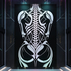 ARMATA | Biomechanical Female Exoskeleton Op Art | Sci-Fi Multi-Print Luxury Wall Art | 1-Of-1