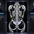 ARMATA | Biomechanical Female Exoskeleton Op Art | Sci-Fi Multi-Print Luxury Wall Art | 1-Of-1