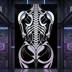 ARMATA | Biomechanical Female Exoskeleton Op Art | Sci-Fi Multi-Print Luxury Wall Art | 1-Of-1