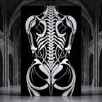 ARMATA | Biomechanical Female Exoskeleton Op Art | Sci-Fi Multi-Print Luxury Wall Art | 1-Of-1