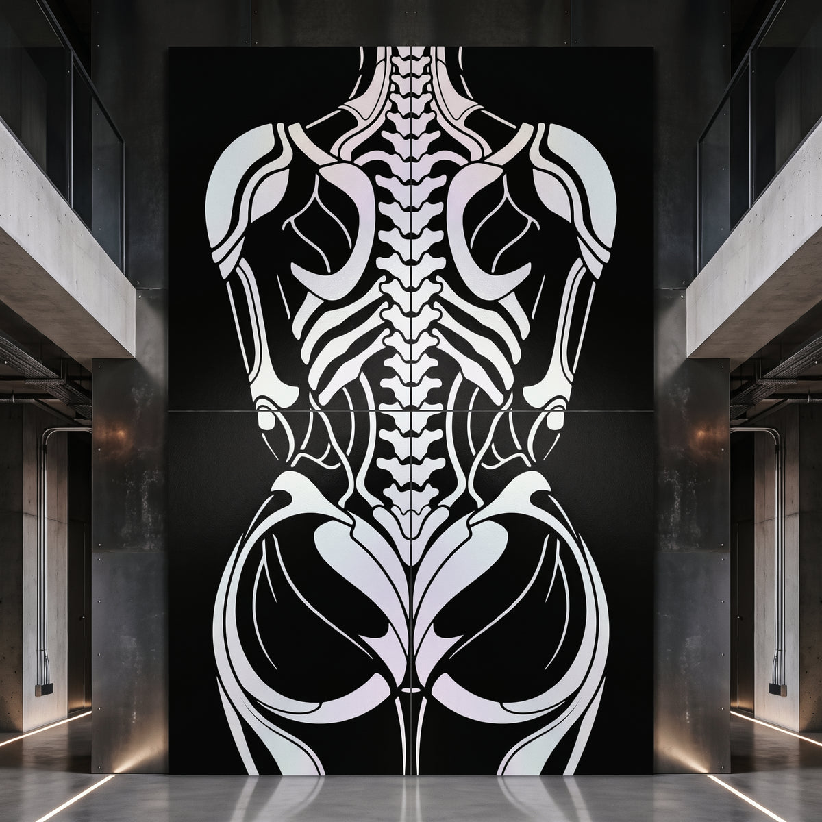 ARMATA | Biomechanical Female Exoskeleton Op Art | Sci-Fi Multi-Print Luxury Wall Art