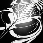 ARMATA | Cybernetic Skeletal Female Body Op Art Print | Luxury Sci-Fi Wall Art