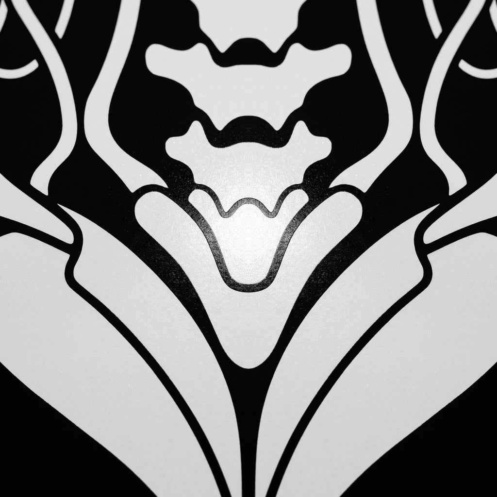 ARMATA | Cybernetic Skeletal Female Body Op Art Print | Luxury Sci-Fi Wall Art
