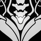ARMATA | Cybernetic Skeletal Female Body Op Art Print | Luxury Sci-Fi Wall Art