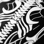 ARMATA | Cybernetic Skeletal Female Body Op Art Print | Luxury Sci-Fi Wall Art
