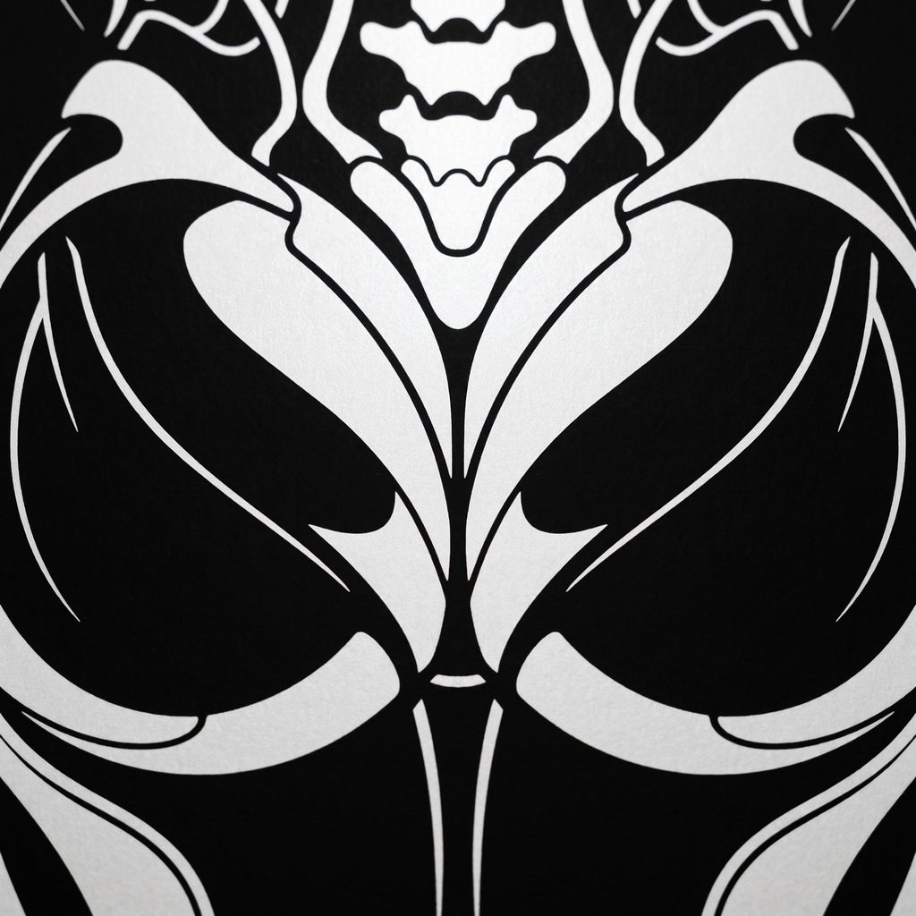 ARMATA | Cybernetic Skeletal Female Body Op Art Print | Luxury Sci-Fi Wall Art