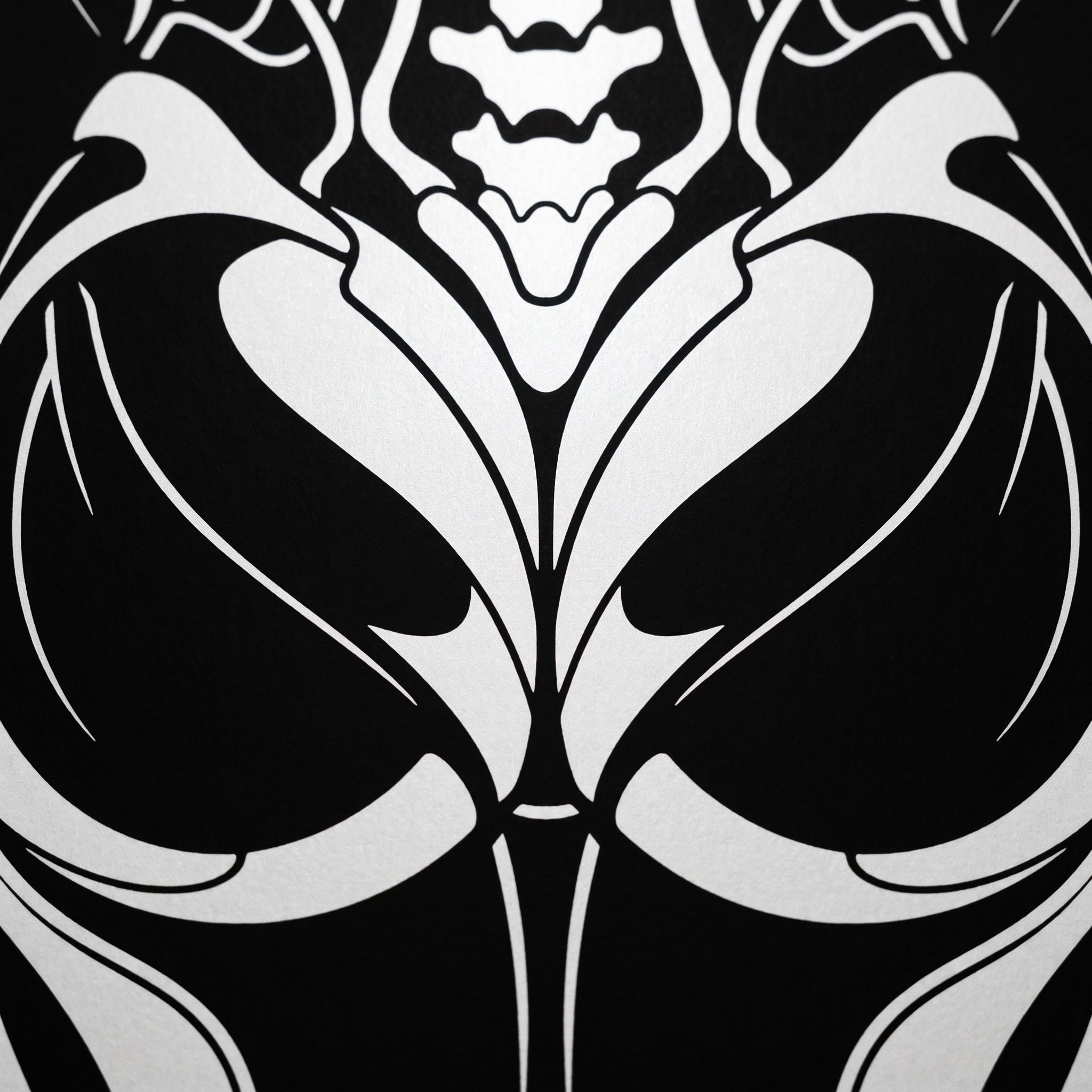 ARMATA | Cybernetic Skeletal Female Body Op Art Print | Luxury Sci-Fi Wall Art