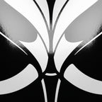 ARMATA | Cybernetic Skeletal Female Body Op Art Print | Luxury Sci-Fi Wall Art