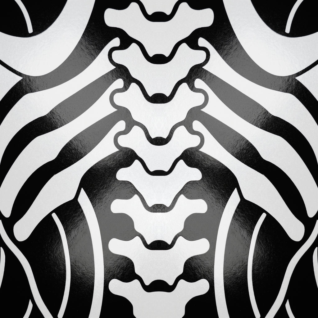 ARMATA | Cybernetic Skeletal Female Body Op Art Print | Luxury Sci-Fi Wall Art