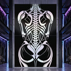 ARMATA | Biomechanical Female Exoskeleton Op Art | Sci-Fi Multi-Print Luxury Wall Art | 1-Of-1