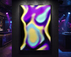 AURA | Neon Abstract Female Body | Luxury Wall Art Print