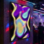 AURA | Neon Abstract Female Body | Luxury Wall Art Print