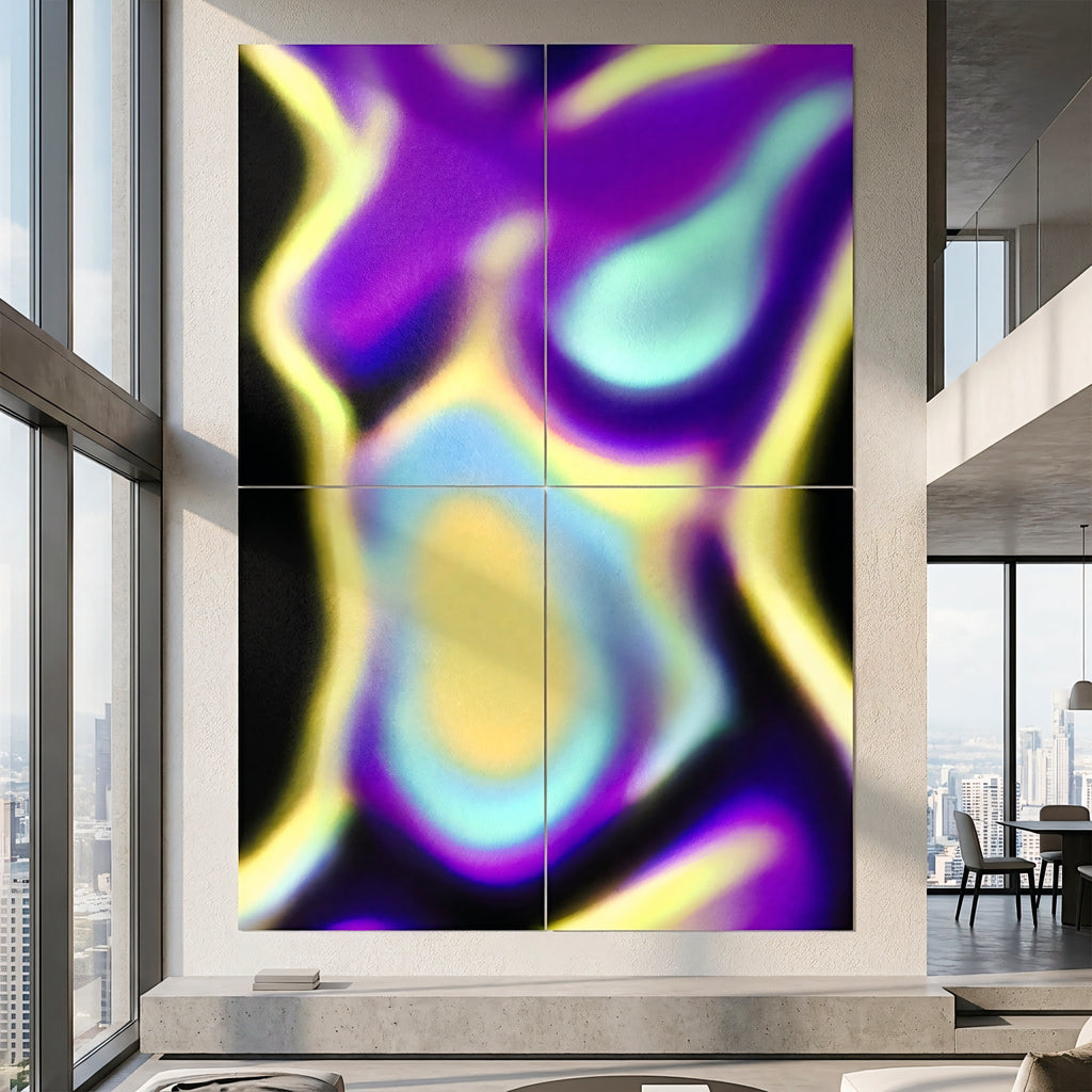 AURA | Abstract Neon Female Body | Multi-Print Luxury Wall Art
