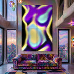 AURA | Abstract Neon Female Body | Multi-Print Luxury Wall Art