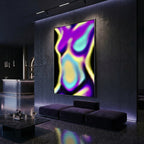 AURA | Abstract Female Neon Figure | 8K - 32K Prints