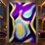 AURA | Abstract Neon Female Body | Multi-Print Luxury Wall Art