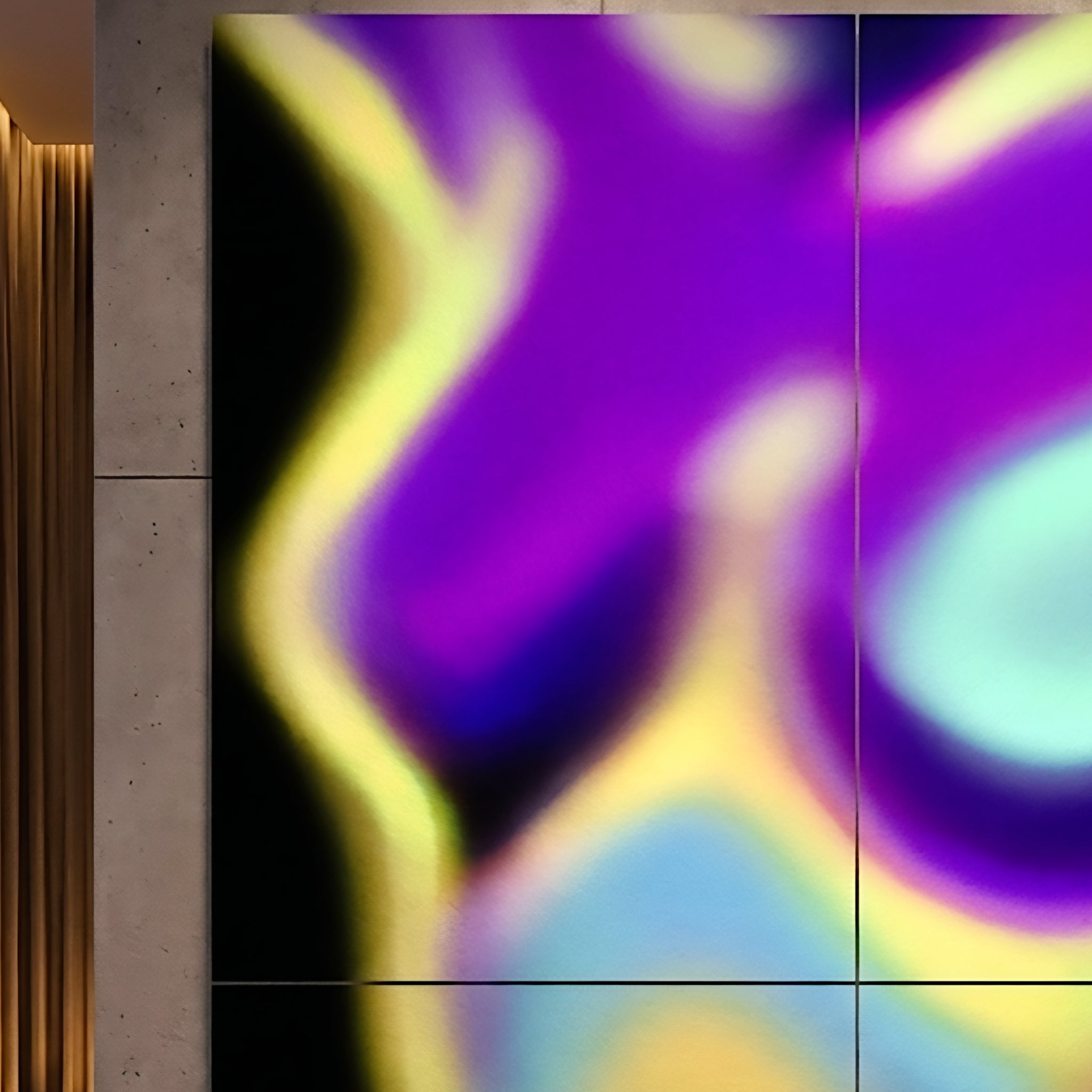 AURA | Abstract Neon Female Body | Multi-Print Luxury Wall Art