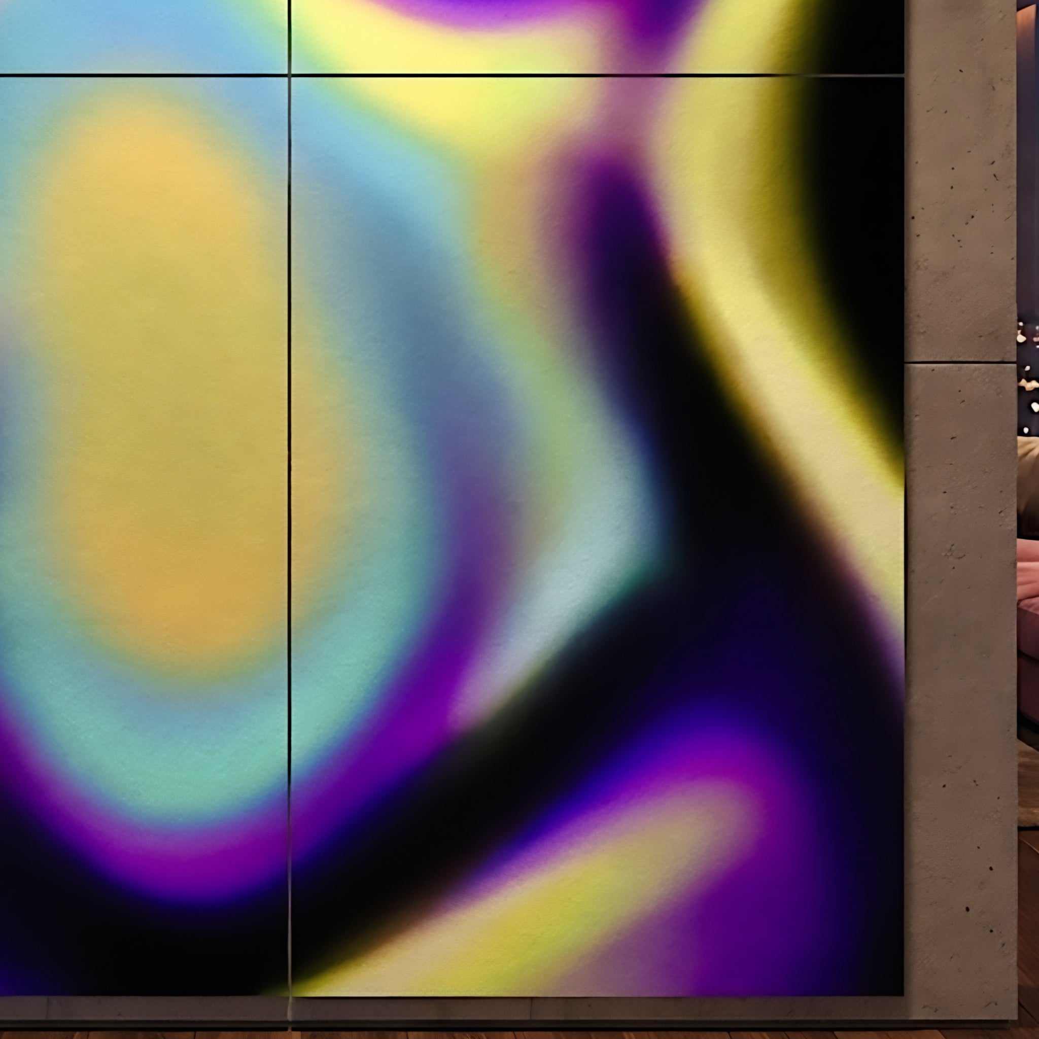 AURA | Abstract Neon Female Body | Multi-Print Luxury Wall Art