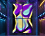 AURA | Abstract Neon Female Body | Multi-Print Luxury Wall Art