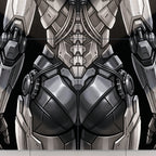 AURORA | Minimalist Cybernetic Female Sci-Fi Concept Art | Multi-Print Luxury Wall Art