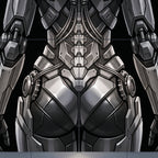 AURORA | Minimalist Cybernetic Female Sci-Fi Concept Art | Multi-Print Luxury Wall Art