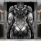 AURORA | Minimalist Cybernetic Female Sci-Fi Concept Art | Multi-Print Luxury Wall Art