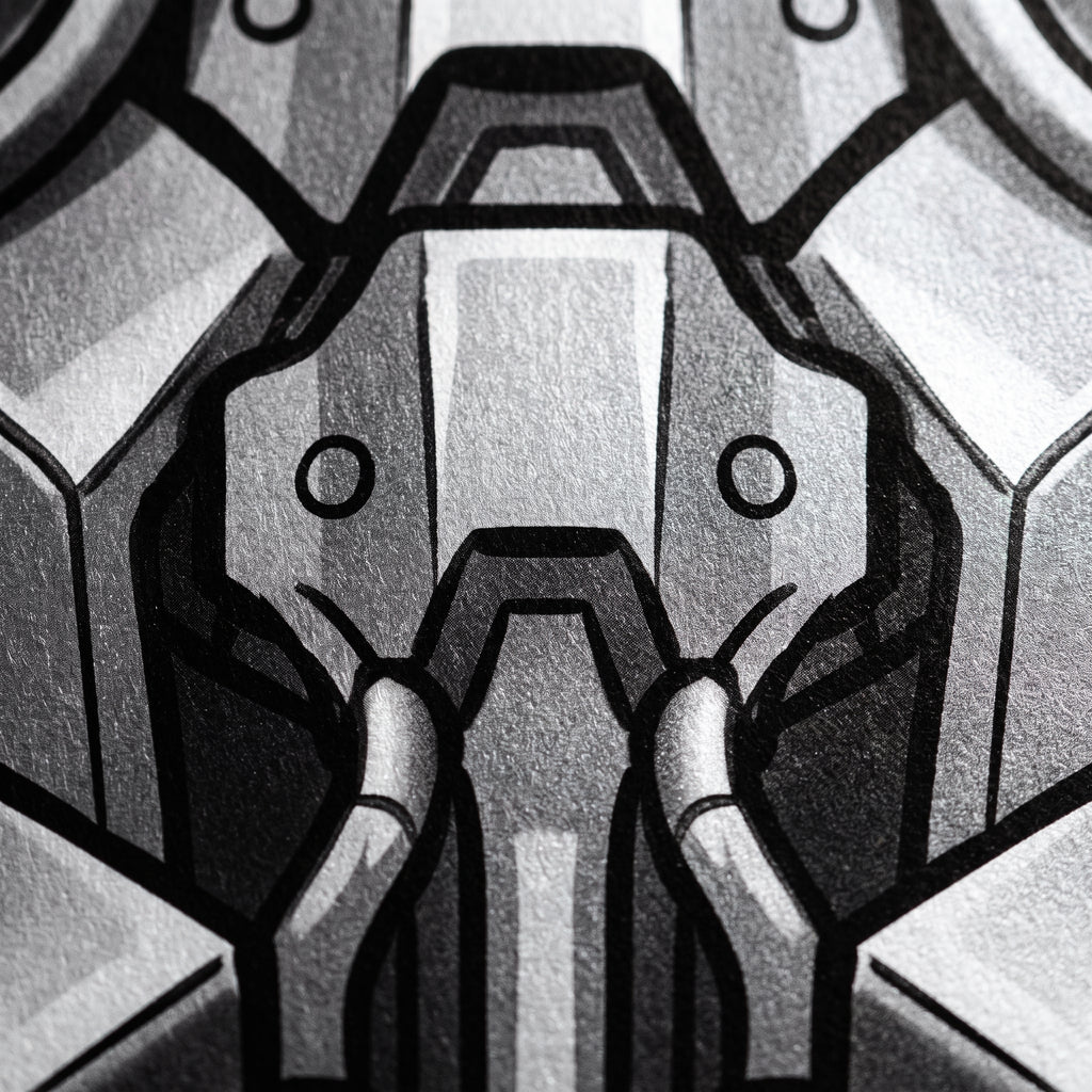 AURORA | Minimalist Cybernetic Female Sci-Fi Concept Art | Multi-Print Luxury Wall Art