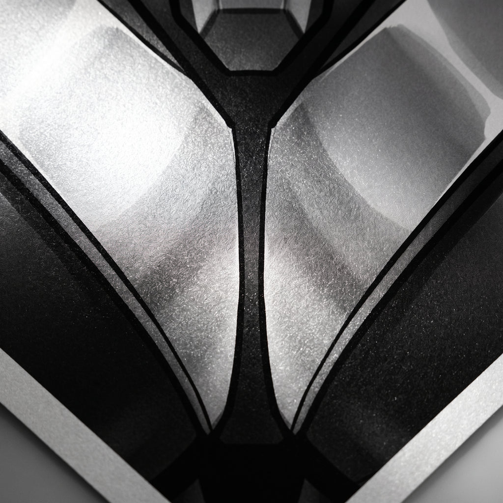 AURORA | Minimalist Cybernetic Female Sci-Fi Concept Art | Multi-Print Luxury Wall Art