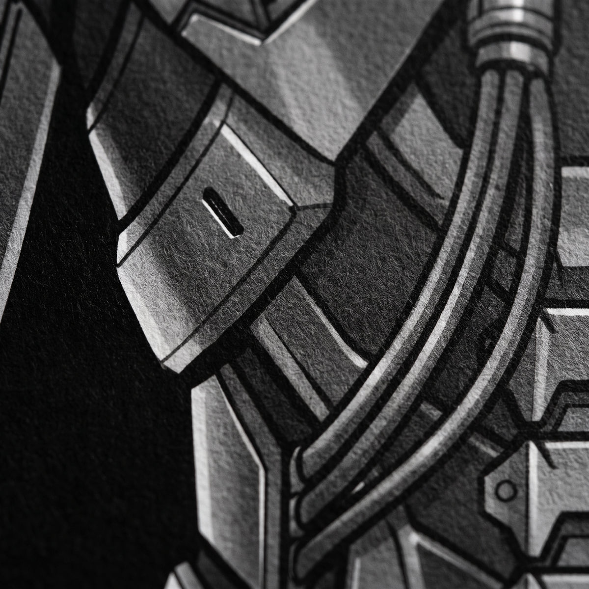 AURORA | Minimalist Cybernetic Female Sci-Fi Concept Art | Multi-Print Luxury Wall Art