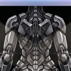 AURORA | Minimalist Cybernetic Female Sci-Fi Concept Art | Multi-Print Luxury Wall Art