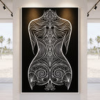 CORAL | Modern Minimalist Female Figure | 8K - 32