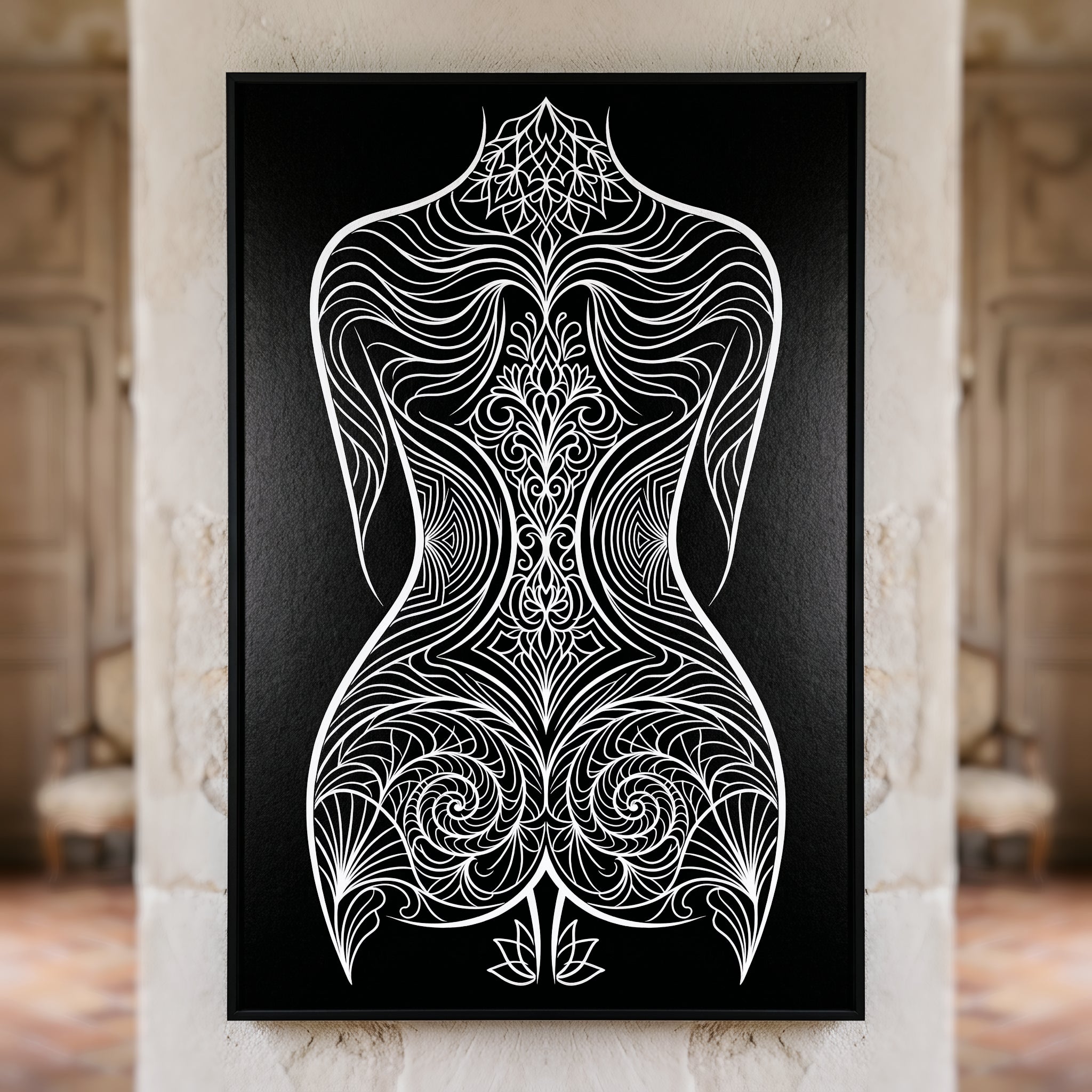 CORAL | Modern Minimalist Female Figure | 8K - 32