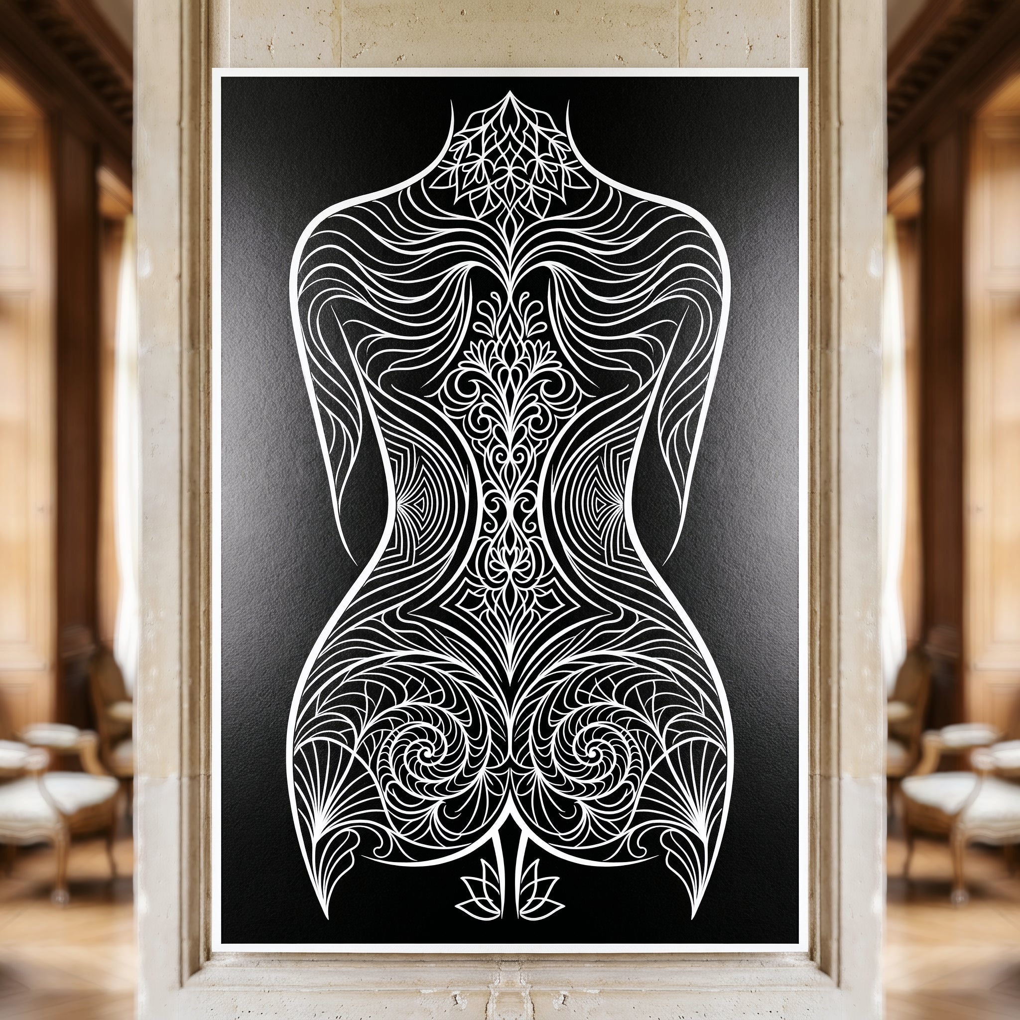 CORAL | Modern Minimalist Female Figure | 8K - 32